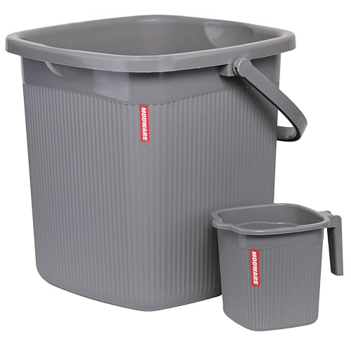 Modware Square Ribbon Plastic Bucket