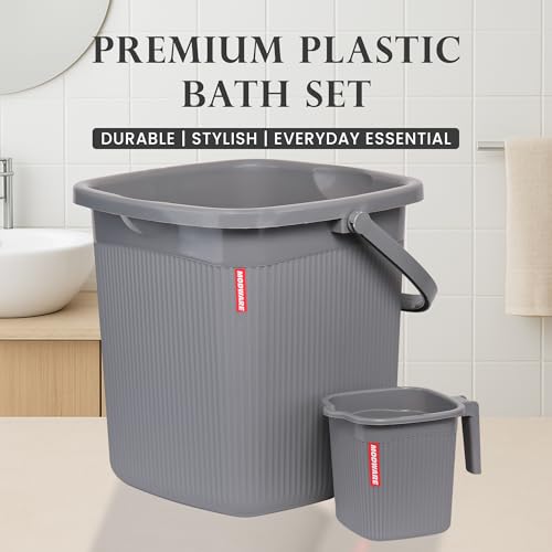 Modware Square Ribbon Plastic Bucket