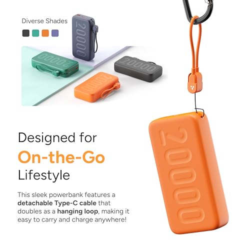 Ambrane 20000mAh Powerbank with in-Build
