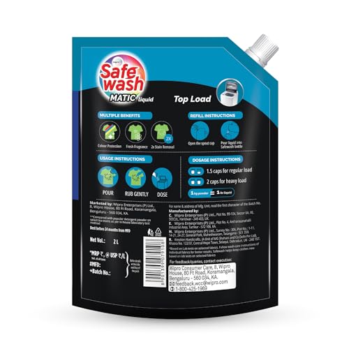 Safewash Top Load Matic Premium