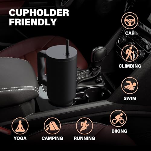 KELVEE 40oz Tumbler with Handle