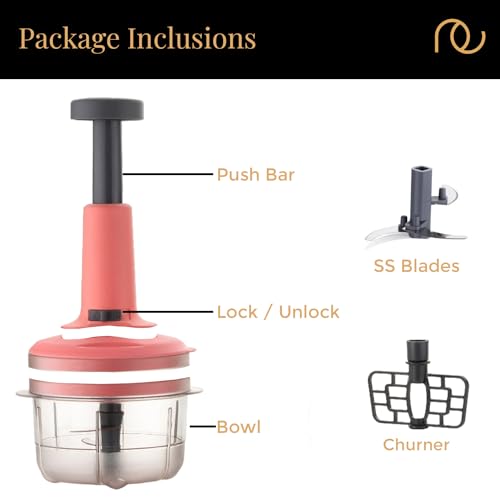 Frenchware Multipurpose Vegetable Push Chopper