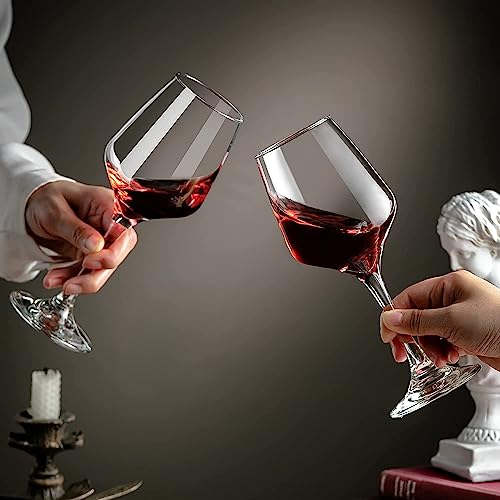 Red Wine Glass 350ml European Style Crystal Clear Glass (Set of 3) - Image 6