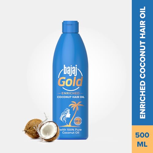 Bajaj Gold Coconut Hair Oil, Enriched With Vitamin E, 500ml - Image 6