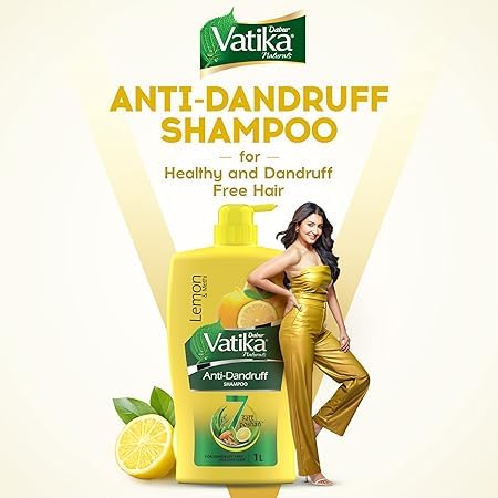 Dabur Vatika Lemon Anti-Dandruff Shampoo