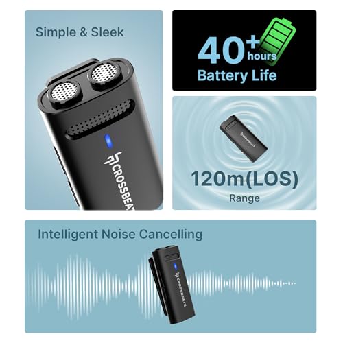 CrossBeats Clip Wireless Mic