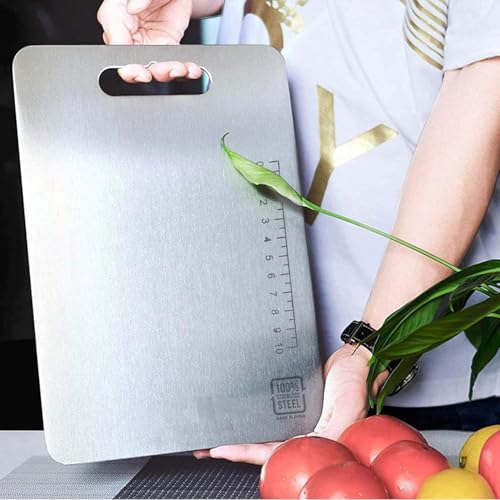 HomeWiz Steel Cutting Chopping Board