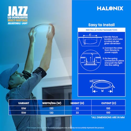 Halonix Polycarbonate Jazz Dimmable 10W
