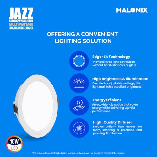 Halonix Polycarbonate Jazz Dimmable 10W
