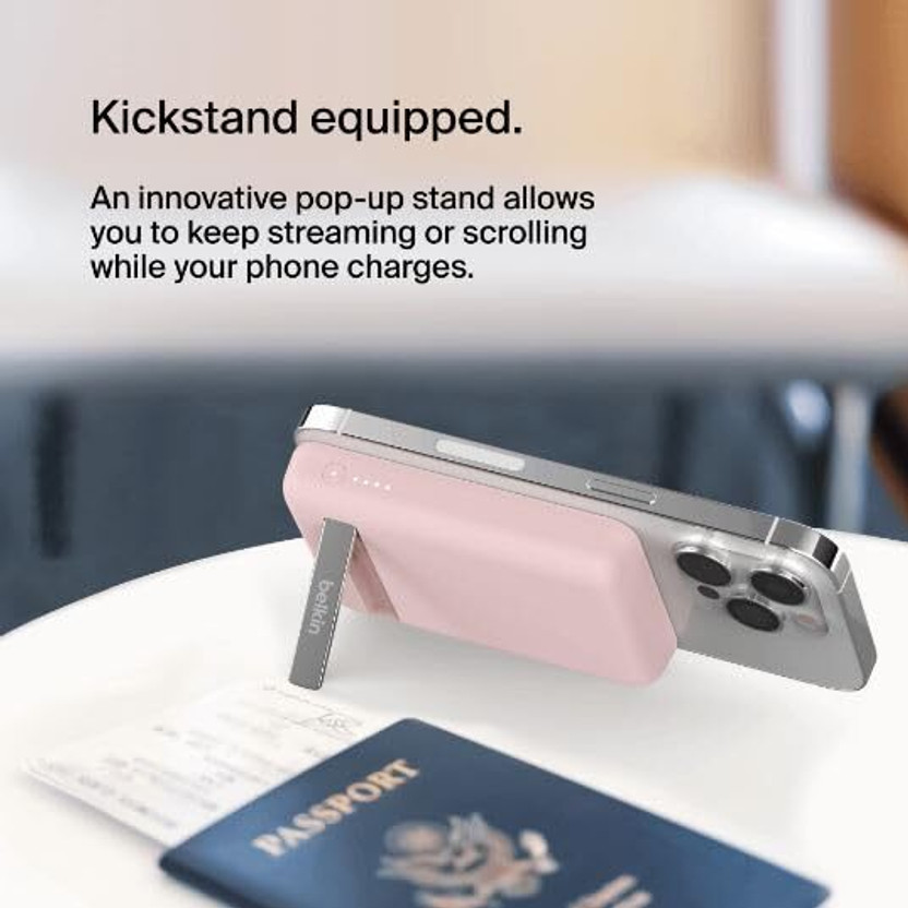 BELKIN 5000 mAh Power Bank (Pink, Lithium-ion, for Mobile) - Image 3