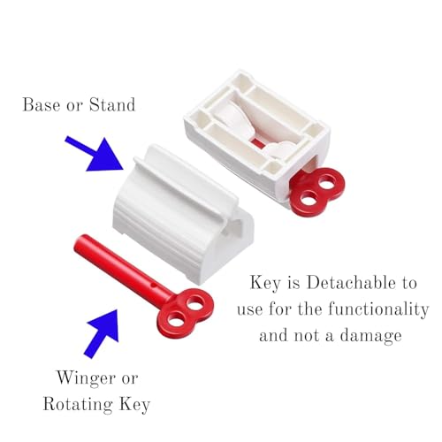 Toothpaste Squeezer with Rolling Holder