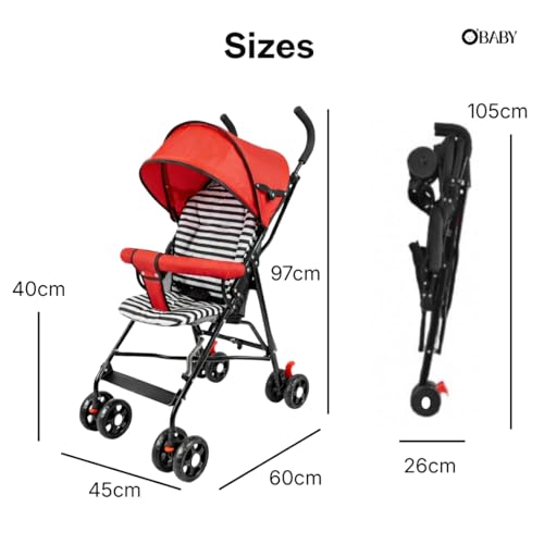 OBABY Stroller with Reclining Seat