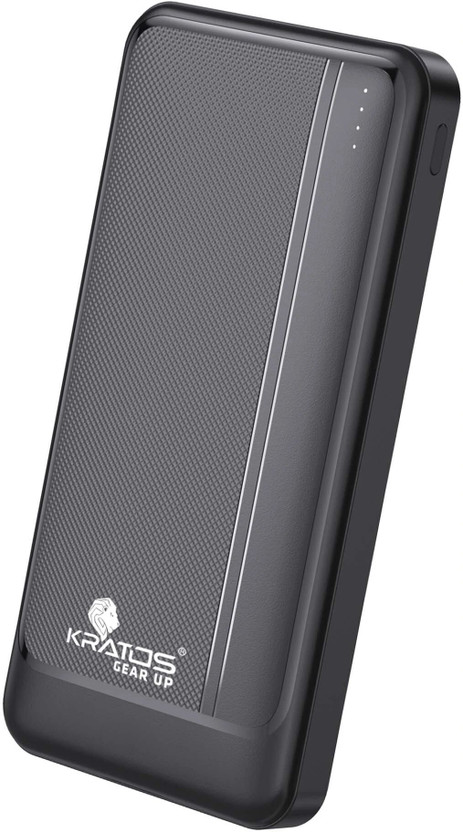 Kratos 10000 mAh 22.5 W Slim Pocket Size Power Bank (Black, Lithi...more