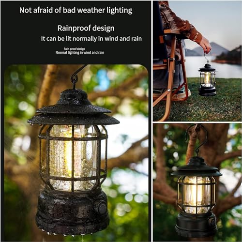 RECTITUDE LED Camping Light Retro