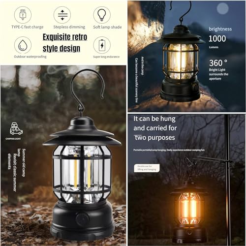 RECTITUDE LED Camping Light Retro