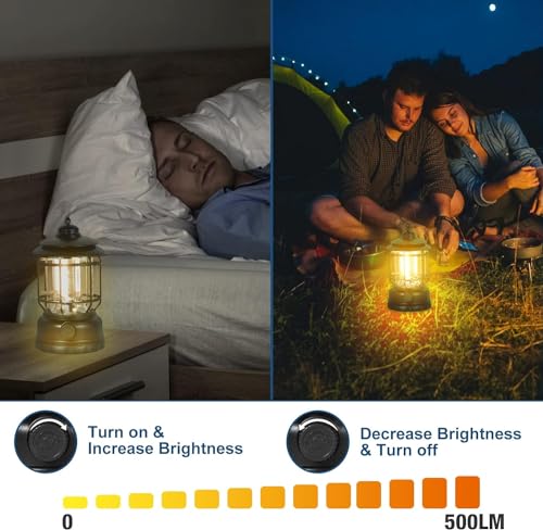 RECTITUDE LED Camping Light Retro