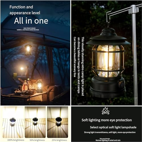 RECTITUDE LED Camping Light Retro