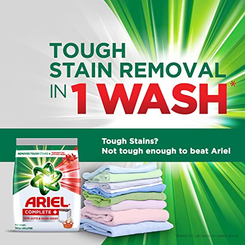 Ariel Complete + Detergent Washing Powder- 4Kg Value Pack (Pack of 2) - Image 2