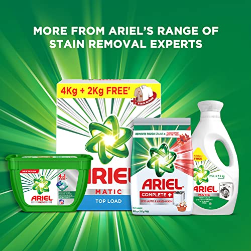Ariel Complete + Detergent Washing Powder- 4Kg Value Pack (Pack of 2) - Image 5