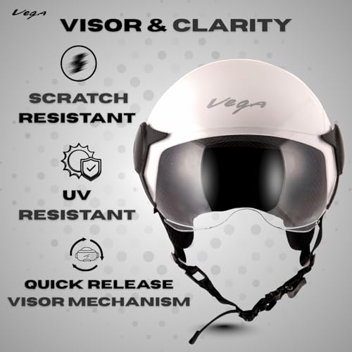 Vega Atom White Helmet-M - Image 5