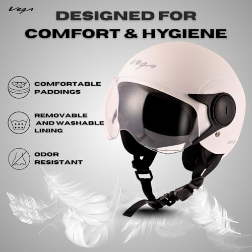 Vega Atom White Helmet-M - Image 6