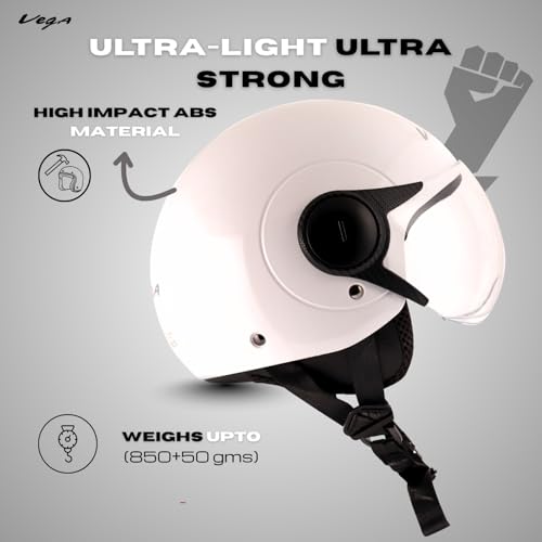 Vega Atom White Helmet-M - Image 7
