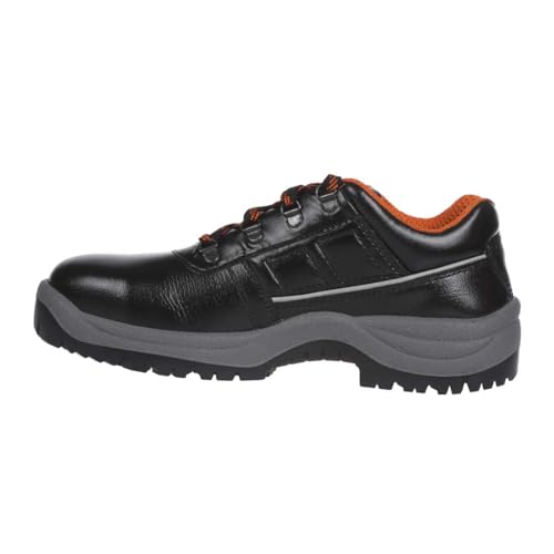 BLACK+DECKER Black Grain Leather Safety