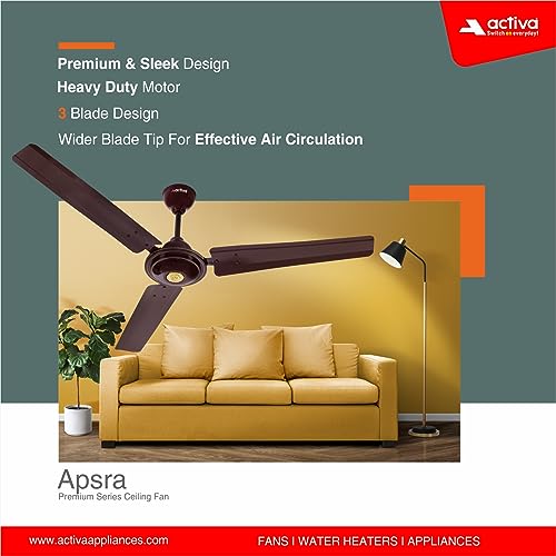 ACTIVA Apsra 1200mm Ceiling Fan