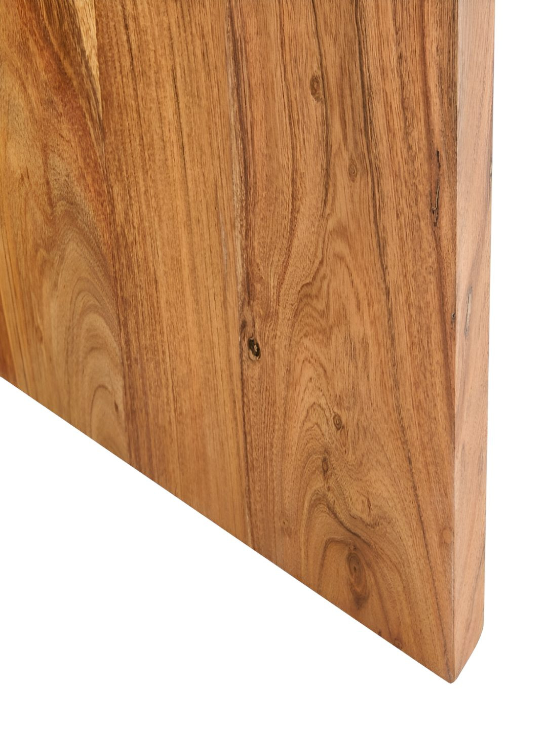 THEGASBH Brown Textured Wooden Rectangle Coffee Table - Image 3