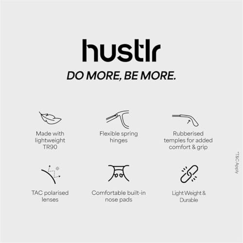 HUSTLR Polarized & 100% UV