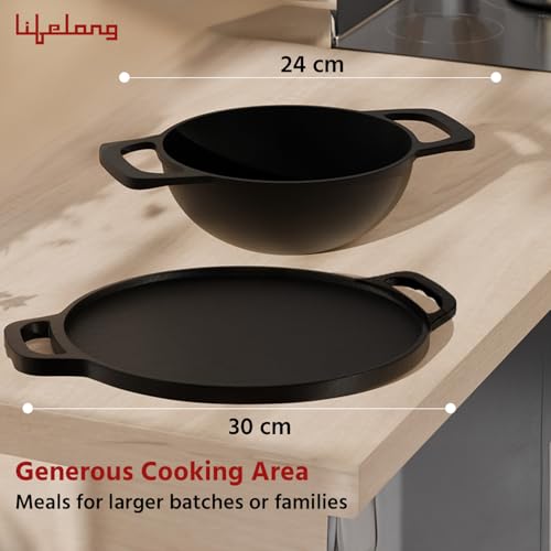 Lifelong Cast Iron Dosa Tawa