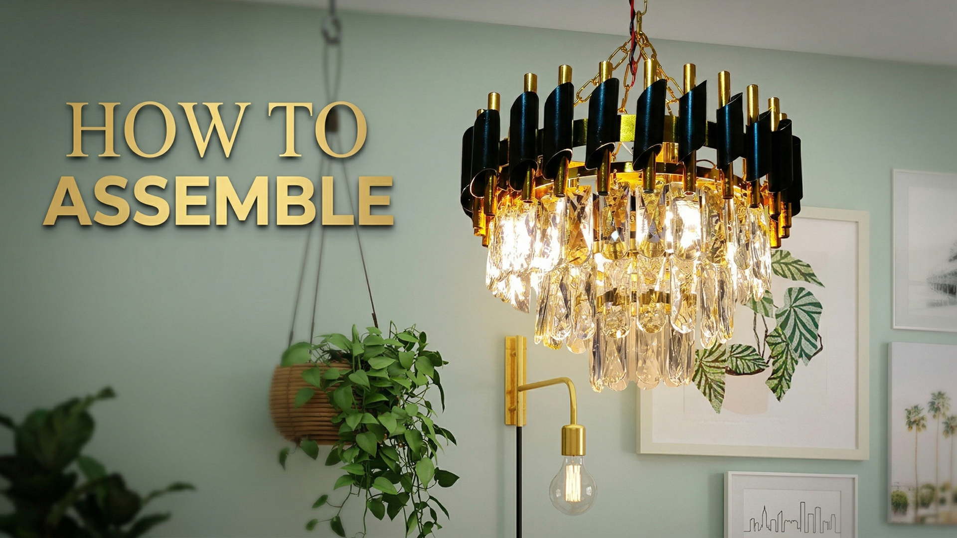 Desidiya Modern Crystal Chandelier 150watt