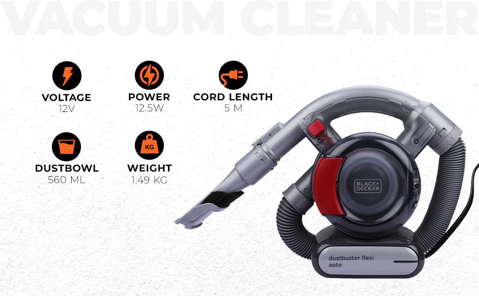 BLACK+DECKER PD1200AV-B1 12V Corded Dustbuster