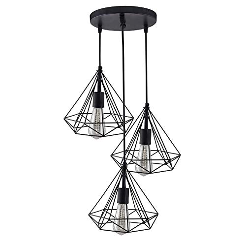 Homesake Hanging Light Diamond Cluster-Modern