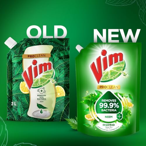Vim Dishwash Anti Bac Liquid|| Neem|| 1.7 Ltr - Image 5