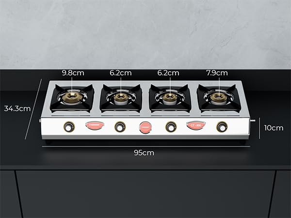 Sunshine CT900 WOC 4 Burner