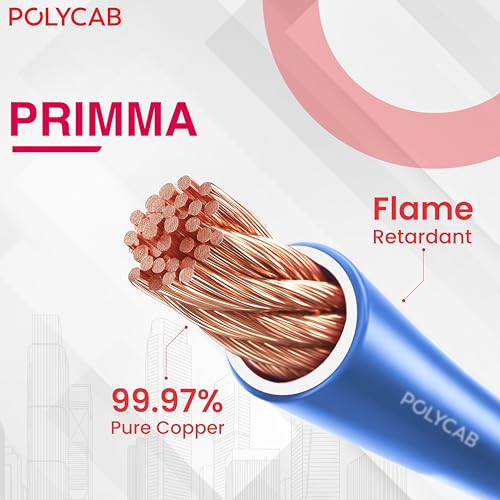Polycab Primma 90m, 1sqmm. •Heat