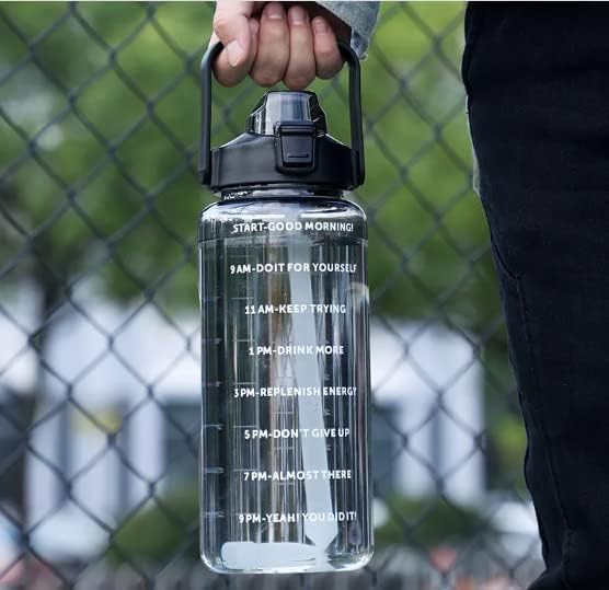 Clazkit 2L Motivational Water Bottle