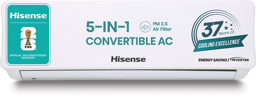 Hisense 2026 Model 1.5 Ton 3 Star Split Inverter AC (AS-18TR4RE3C...more