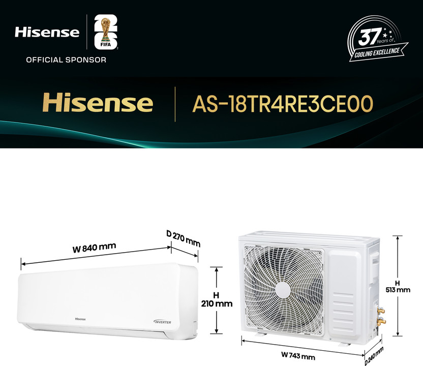 Hisense 2026 Model 1.5 Ton