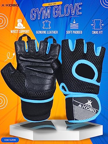 Kobo WTG-57 Gym Gloves with Wrist Support - Image 2