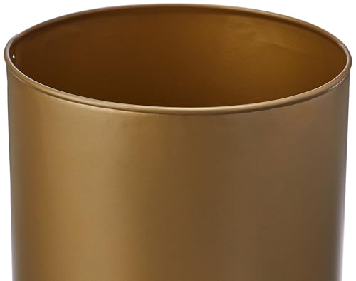 Amazon Brand - Solimo Metal Planters Pot Holder (Square Base) with Metal Plant Stand (Gold, Set of 3) | Tall Indoor Plant Stand with Planter Pot, Suited for Indoor/Outdoor - Image 4