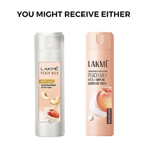 LAKMÉ Peach Milk Moisturizer Spf 24 Pa++, 200 Ml Lotion(Pack Of 2) - Image 3