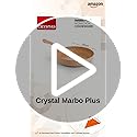 Crystal Marbo Plus Induction Bottom Nonstick Taper Fry Pan | 225 mm | Sandalwood - Image 2