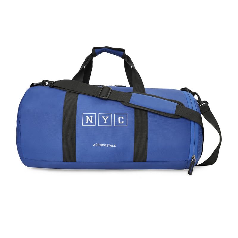 Aeropostale Dryden Unisex Polyester 32L Gymbag Duffel - Electric Blue - Image 5