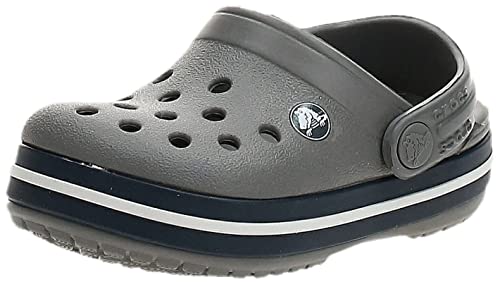 Crocs Unisex Kids Crocband Clog 207005-05H Smoke/Navy C4