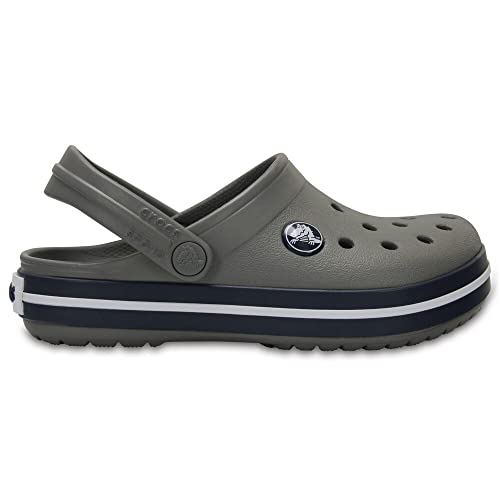 Crocs Unisex Kids Crocband Clog 207005-05H Smoke/Navy C4 - Image 2