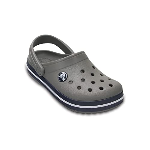 Crocs Unisex Kids Crocband Clog 207005-05H Smoke/Navy C4 - Image 3
