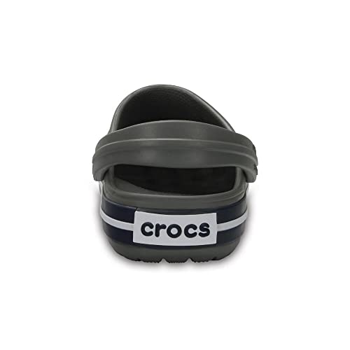 Crocs Unisex Kids Crocband Clog 207005-05H Smoke/Navy C4 - Image 7