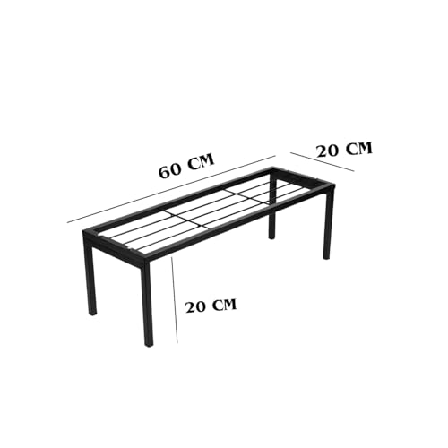 Mosta Metal New Black Rectangular